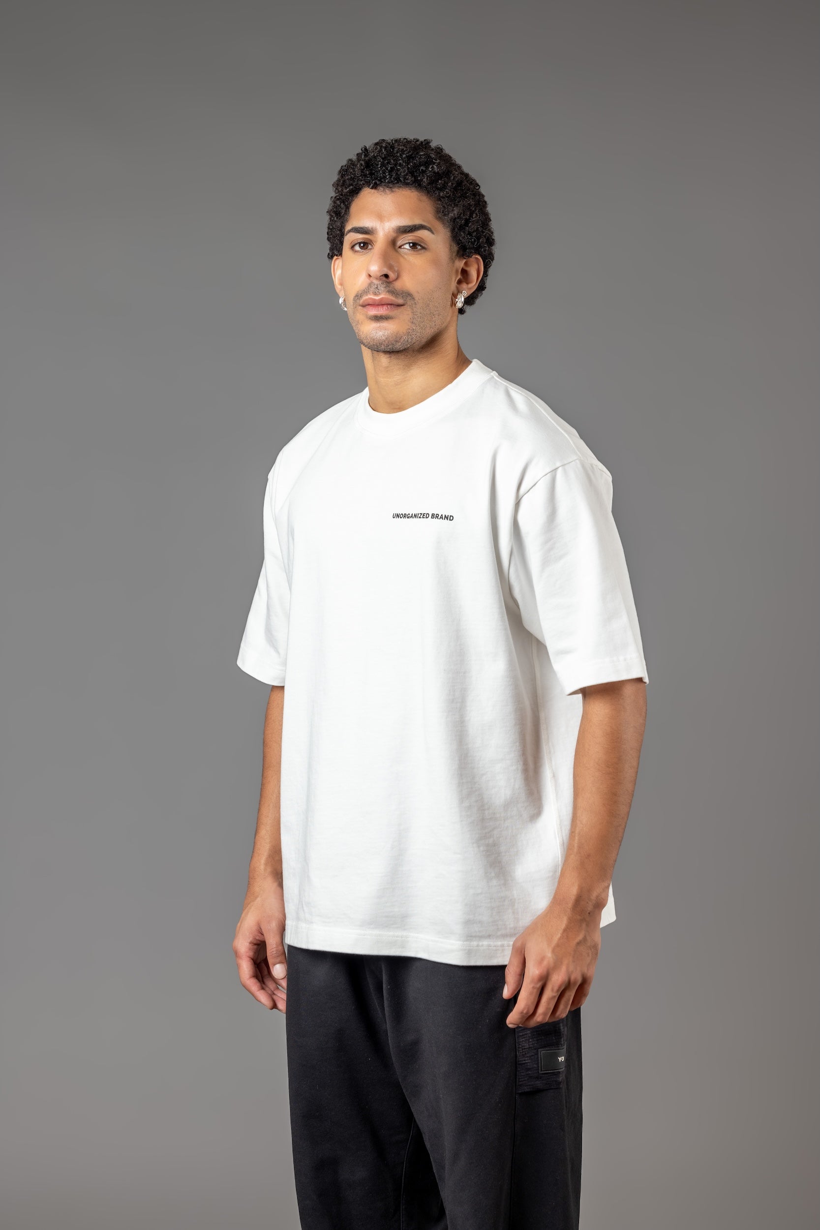 OVERSIZE COMFORT T-SHIRT “T15" OFF-WHITE BACKPRINT