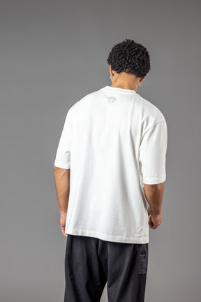 OVERSIZE COMFORT T-SHIRT “T15" OFF-WHITE