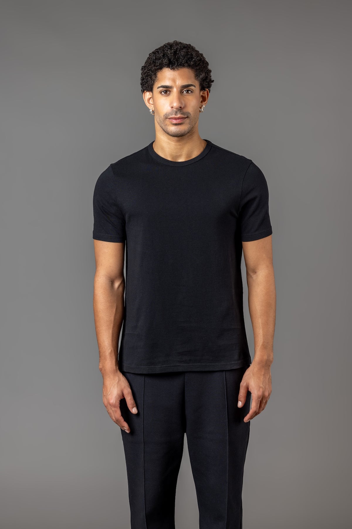 SLIM FIT T-SHIRT “T10" BLACK