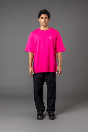 OVERSIZE LOGO T-SHIRT “T5" PINK