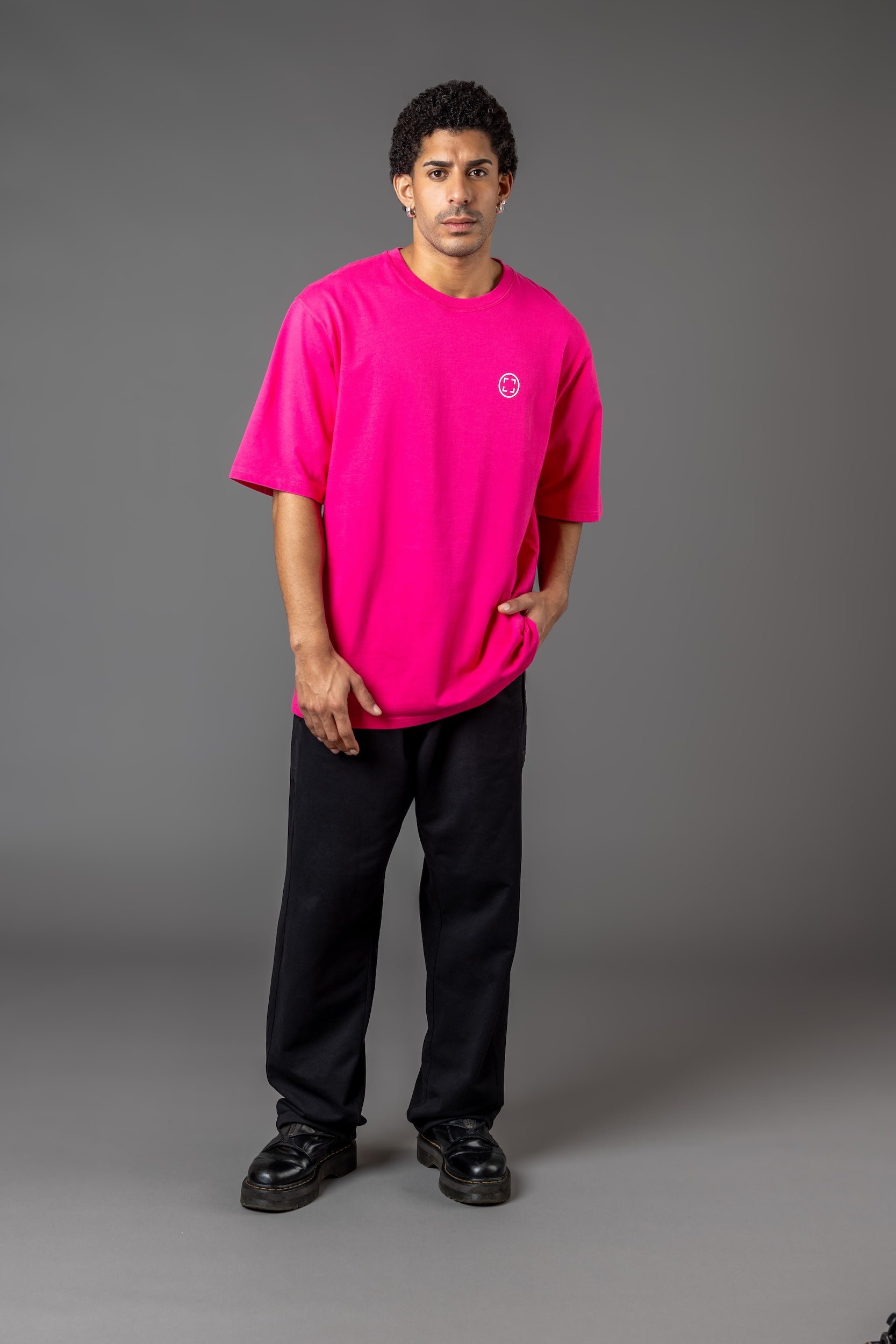 OVERSIZE LOGO T-SHIRT “T5" PINK