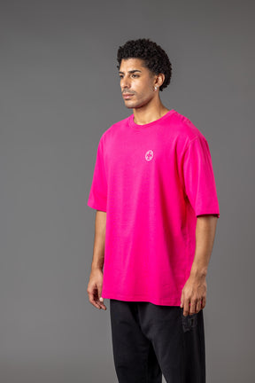 OVERSIZE LOGO T-SHIRT “T5" PINK