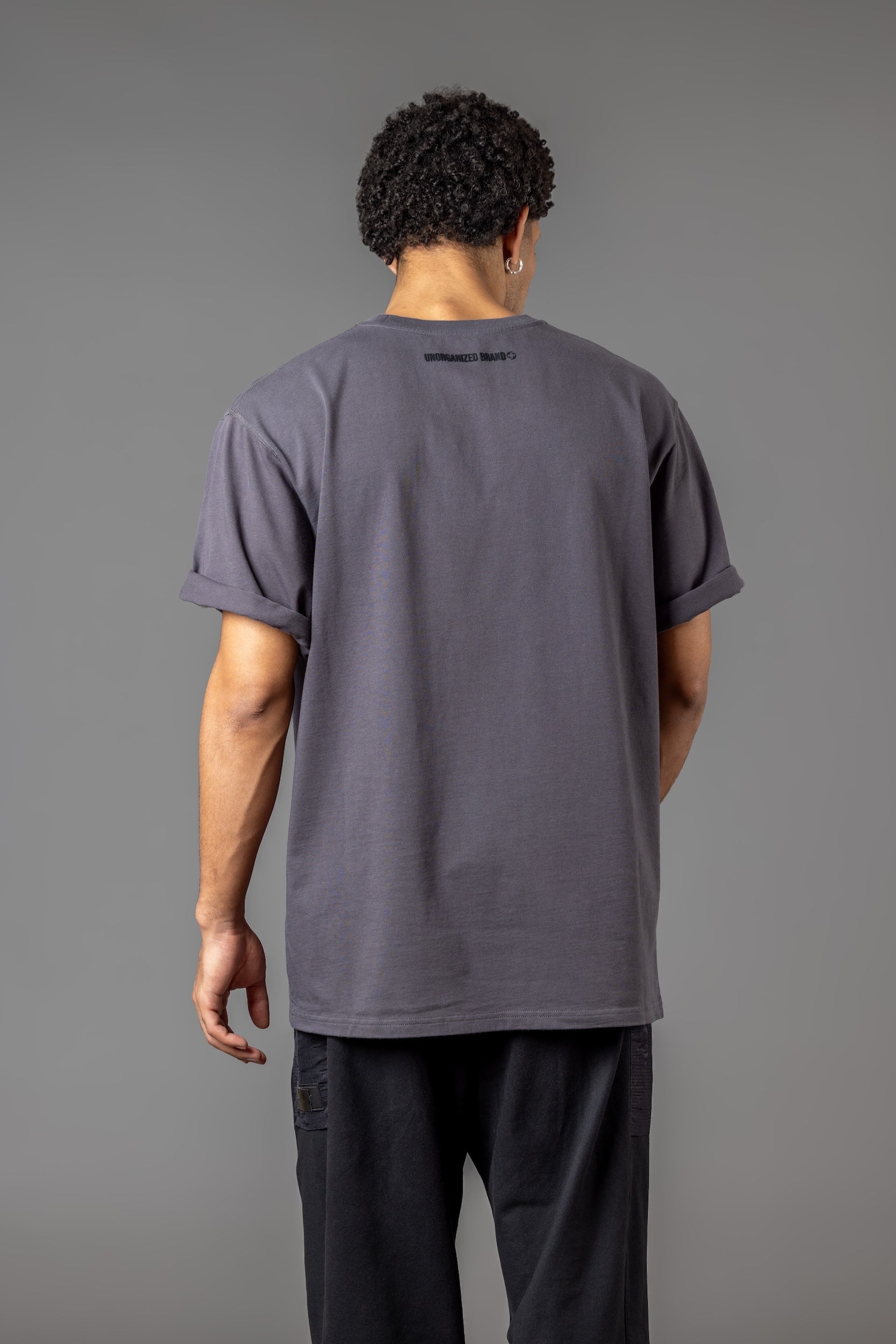 OVERSIZE LOGO T-SHIRT “T5" GREY