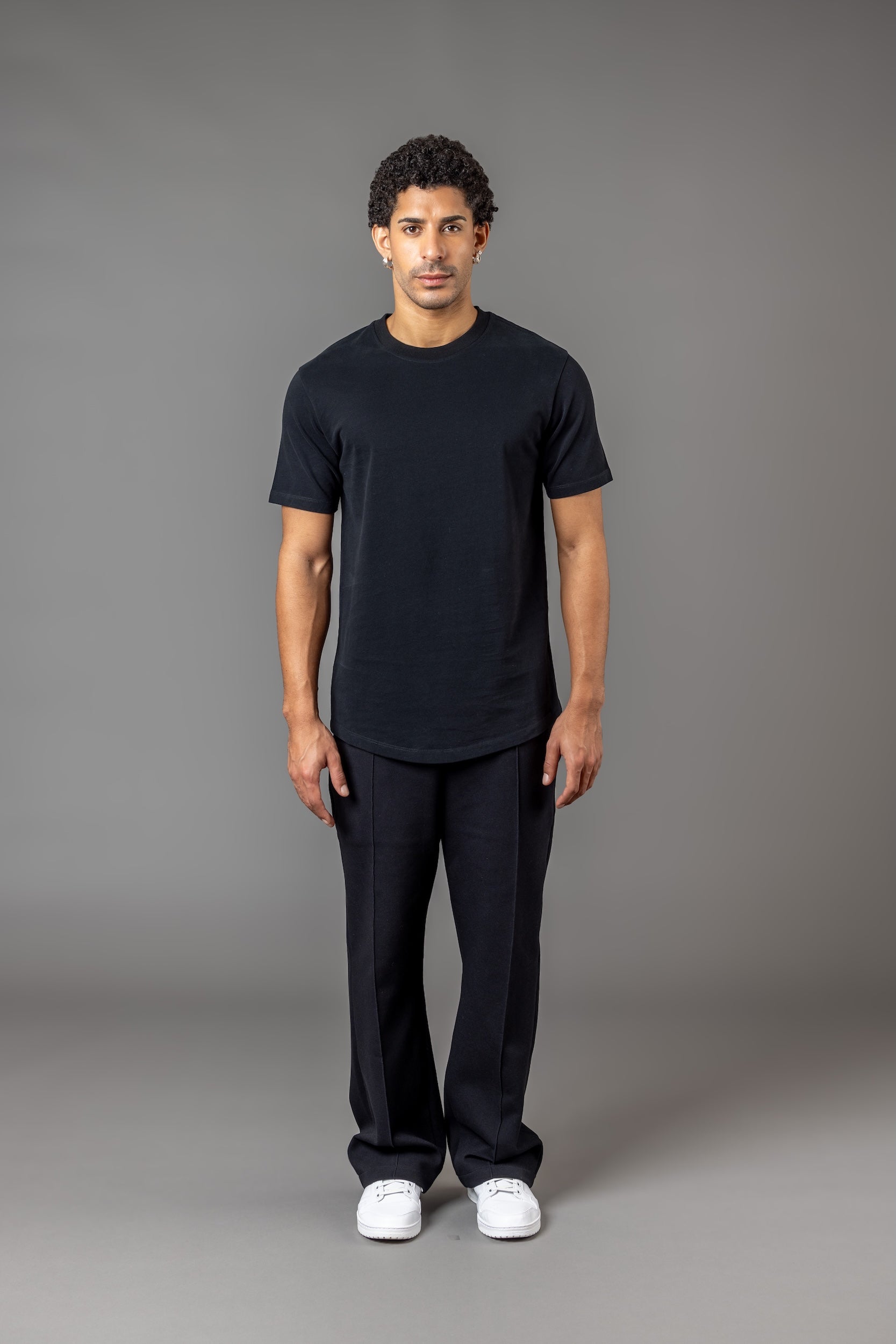 DOUBLE PACK BASIC T-SHIRT "T25" BLACK